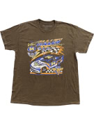 VAN HALEN RACING T-SHIRT ΚΑΦΕ UNISEX L pre-owned