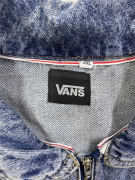 VANS Denim Ολόσωμη Φόρμα Vintage Λογότυπο Acid Wash Μπλε Unisex 2XL