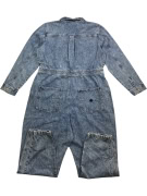 VANS Denim Ολόσωμη Φόρμα Vintage Λογότυπο Acid Wash Μπλε Unisex 2XL