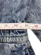 VANS Denim Ολόσωμη Φόρμα Vintage Λογότυπο Acid Wash Μπλε Unisex 2XL