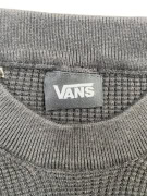 Vans Μπλούζα Vintage Πλεκτή Waffle Knit Μαύρη Ανδρική L