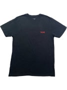 VANS T-SHIRT BLACK WITH BACK PRINT UNISEX MEDIUM