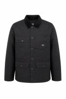 VANS WORKWEAR JACKET MINIMAL BLACK MENS PRE OWNED S