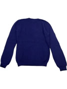 VANS Knit Sweater Vintage Style Small Logo Blue Men's L