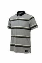 Vans Polo Shirt Ριγέ Γκρι Classic Fit Unisex M