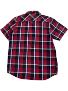 VANS ΠΟΥΚΑΜΙΣΟ ΚΟΝΤΟΜΑΝΙΚΟ CHECKED STYLE ΜΕ ΔΙΠΛΕΣ ΤΣΕΠΕΣ ΚΟΚΚΙΝΟ/ΜΠΛΕ ΑΝΔΡΙΚΟ SMALL