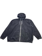 VANS Vintage Zip Hoodie Jacket Logo Black/Charcoal Unisex XXL