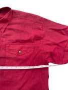 VERSACE CLASSIC ΚΟΝΤΟΜΑΝΙΚΟ ΠΟΥΚΑΜΙΣΟ UTILITY ΚΟΚΚΙΝΟ ΑΝΤΡΙΚΟ PRE OWNED XL