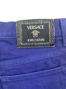 VERSACE JEANS COUTURE VINTAGE ΤΖΙΝ ΠΑΝΤΕΛΟΝΙ ΜΕ ΛΟΓΟΤΥΠΟ ΜΠΛΕ ΓΥΝΑΙΚΕΙΟ S/M
