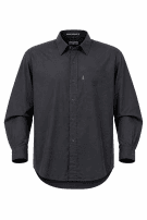 90s VERSACE PLACED SHIRT MINIMAL BLACK MEN PRE OWNED XL