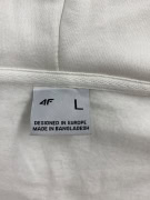 VINTAGE 4F ΖΑΚΕΤΑ ΜΕ ΚΟΥΚΟΥΛΑ LOGO PRINT ΛΕΥΚΗ ΑΝΔΡΙΚΟ L/XL