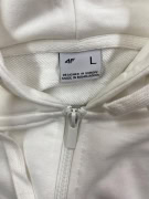 VINTAGE 4F ΖΑΚΕΤΑ ΜΕ ΚΟΥΚΟΥΛΑ LOGO PRINT ΛΕΥΚΟ ΑΝΔΡΙΚΟ L/XL
