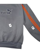 VINTAGE 80s ΑΝΔΡΙΚΟ ΦΟΥΤΕΡ PUMA ΓΚΡΙ/ΠΟΡΤΟΚΑΛΙ XL