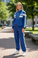Vintage 90s Etirel Tracksuit Σετ Μπλε/Λευκό L