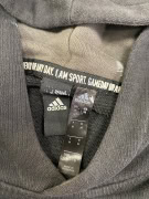 VINTAGE ADIDAS ΦΟΥΤΕΡ ΜΕ ΚΟΥΚΟΥΛΑ LOGO PRINT ΜΑΥΡΟ ΑΝΔΡΙΚΟ M