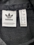 VINTAGE ADIDAS HOODIE ΜΕ ΜΕΓΑΛΟ ΛΟΓΟΤΥΠΟ TREFOIL ΜΑΥΡΟ ΓΥΝΑΙΚΕΙΟ XS/S
