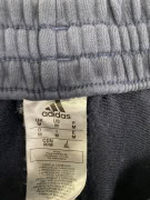 VINTAGE ADIDAS SWEATPANTS WITH EMBROIDERED LOGO NAVY BLUE MEN M