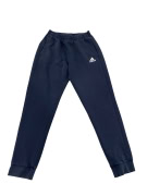 VINTAGE ADIDAS SWEATPANTS WITH EMBROIDERED LOGO NAVY BLUE MEN M