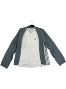 VINTAGE ADIDAS WINDBREAKER ΜΠΟΥΦΑΝ ΓΚΡΙ-ΛΕΥΚΟ ΓΥΝΑΙΚΕΙΟ M