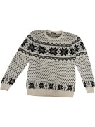 VINTAGE ALCOTT maglione lavorato a maglia Fair Isle da uomo XXL