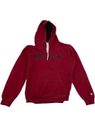 VINTAGE MEN'S CHAMPION HOODIE BURGUNDY SIZE XS/S