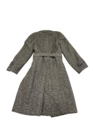 VINTAGE ΑΝΔΡΙΚΟ ΠΑΛΤΟ ΜΕ ΖΩΝΗ HERRINGBONE L