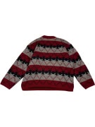 VINTAGE Ανδρικό Πλεκτό Πουλόβερ Invicta Fair Isle Κόκκινο XL