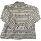 VINTAGE Men's Geometric Pattern Shirt - S/M