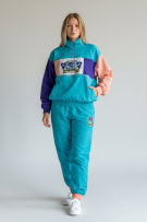 Vintage Aquatic Sportswear Σετ Φόρμας Πολύχρωμο 90s