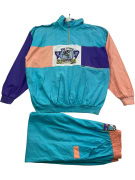 Vintage Aquatic Sportswear Σετ Φόρμας Πολύχρωμο 90s