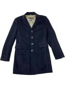 VINTAGE ARMANI JEANS BLACK COAT XS