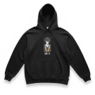 FELPA CON CAPPUCCIO VINTAGE AVATAR: THE LAST AIRBENDER CON STAMPA ZUKO NERA DA UOMO L