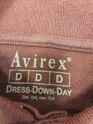 VINTAGE AVIREX LONG SLEEVE POLO SHIRT MEN'S XXL