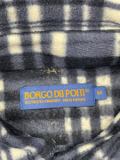 VINTAGE BORGO DEI POETI CHECKERED FLEECE SHIRT-JACKET WOMEN'S M