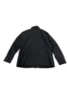 VINTAGE BOSS HUGO BOSS WOOL JACKET WITH STAND-UP COLLAR ANTHRACITE GREY MEN L