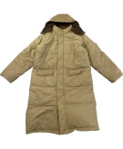 VINTAGE BRAND ΔΕΝ ΑΝΑΓΡΑΦΕΤΑΙ ΜΑΚΡΥ PUFFER ΜΠΟΥΦΑΝ ΜΕ ΚΟΥΚΟΥΛΑ ΜΠΕΖ ΑΝΔΡΙΚΟ L