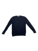 VINTAGE CALVIN KLEIN JEANS ΠΛΕΚΤΗ ΜΠΛΟΥΖΑ ΜΕ ΛΑΙΜΟΚΟΨΗ ΜΑΥΡΗ ΑΝΔΡΙΚΗ M