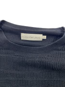 VINTAGE CALVIN KLEIN JEANS ΠΛΕΚΤΗ ΜΠΛΟΥΖΑ ΜΕ ΛΑΙΜΟΚΟΨΗ ΜΑΥΡΗ ΑΝΔΡΙΚΗ M