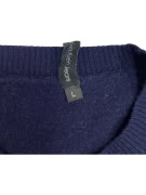 VINTAGE CALVIN KLEIN JEANS ΠΛΕΚΤΗ ΜΠΛΟΥΖΑ ΜΕ ΡΙΓΕΣ ΜΠΛΕ ΑΝΔΡΙΚΗ L