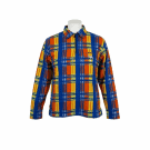 VINTAGE 90s Camel Collection Plaid Shirt/Polo M