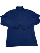 VINTAGE CHAMPION ATHLETIC ΜΠΛΕ FLEECE ΜΠΛΟΥΖΑ ΜΕ ΜΙΣΟ ΦΕΡΜΟΥΑΡ ΑΝΔΡΙΚΟ 3XL