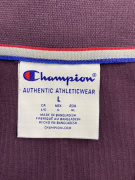 VINTAGE CHAMPION AUTHENTIC ATHLETICWEAR ΦΟΥΤΕΡ ΜΕ ΜΙΣΟ ΦΕΡΜΟΥΑΡ ΜΩΒ ΑΝΔΡΙΚΟ L