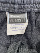 VINTAGE CHAMPION pantaloni della tuta a gamba dritta con logo stampato neri da uomo XL