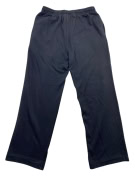 VINTAGE CHAMPION pantaloni della tuta a gamba dritta con logo stampato neri da uomo XL