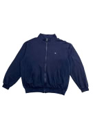 VINTAGE CHAMPION GIACCA CON ZIP PICCOLO LOGO BLU SCURO UOMO L
