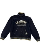 VINTAGE Champion Full-Zip Jacket with Rochester Embroidery, Blue, M