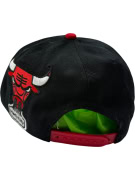 VINTAGE CHICAGO BULLS ΚΑΠΕΛΟ SNAPBACK ΜΕ ΚΕΝΤΗΜΕΝΟ ΛΟΓΟΤΥΠΟ ΜΑΥΡΟ/ΚΟΚΚΙΝΟ ΑΝΔΡΙΚΟ ONE SIZE