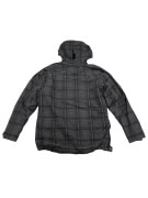 VINTAGE COLUMBIA ΑΝΟΡΑΚ JACKET ΜΕ ΚΟΥΚΟΥΛΑ ΓΚΡΙ ΜΑΥΡΟ ΓΥΝΑΙΚΕΙΟ S