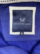 VINTAGE CREW CLOTHING COMPANY ΜΠΛΟΥΖΑ ΜΕ ΚΟΥΜΠΙΑ ΡΙΓΕ ΜΠΛΕ ΑΝΔΡΙΚΟ M