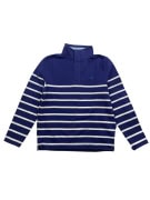 VINTAGE CREW CLOTHING COMPANY ΜΠΛΟΥΖΑ ΜΕ ΚΟΥΜΠΙΑ ΡΙΓΕ ΜΠΛΕ ΑΝΔΡΙΚΟ M